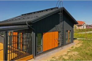5 Satin Matt с пленкой на замках RAL 7016 антрацитово-серый