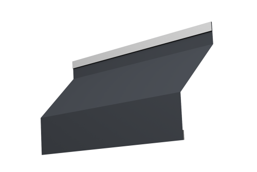5 Satin с пленкой RAL 7024 мокрый асфальт