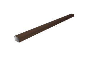 Труба гофрированная Vortex Lite 76х102х3000мм PE RAL 8017 шоколад
